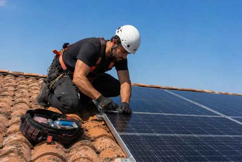 Maintenance et monitoring de panneaux solaires à Saint-Vincent-sur-Graon
