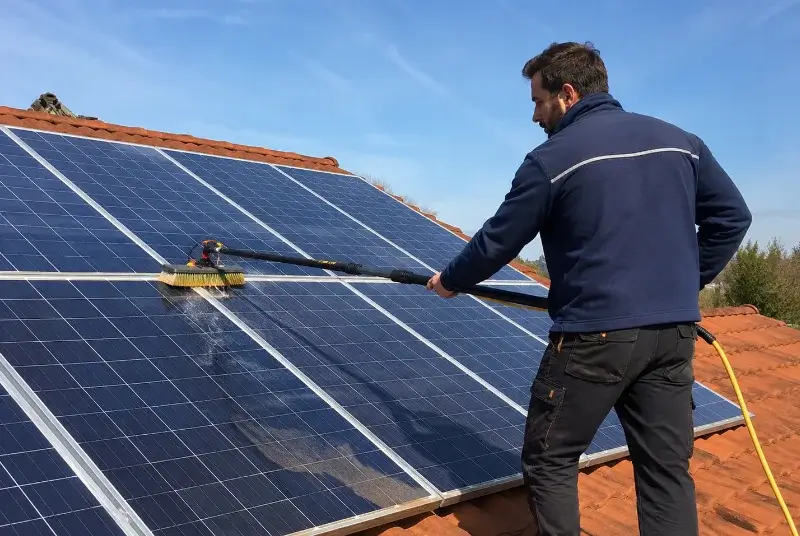 Nettoyage et entretien de panneaux solaires à Saint-Vincent-sur-Graon